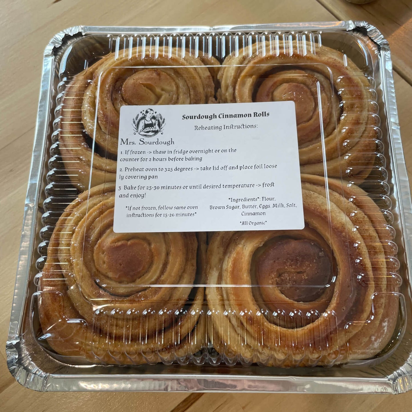 Sourdough Cinnamon Rolls (4-Pack) - Mrs. Sourdough