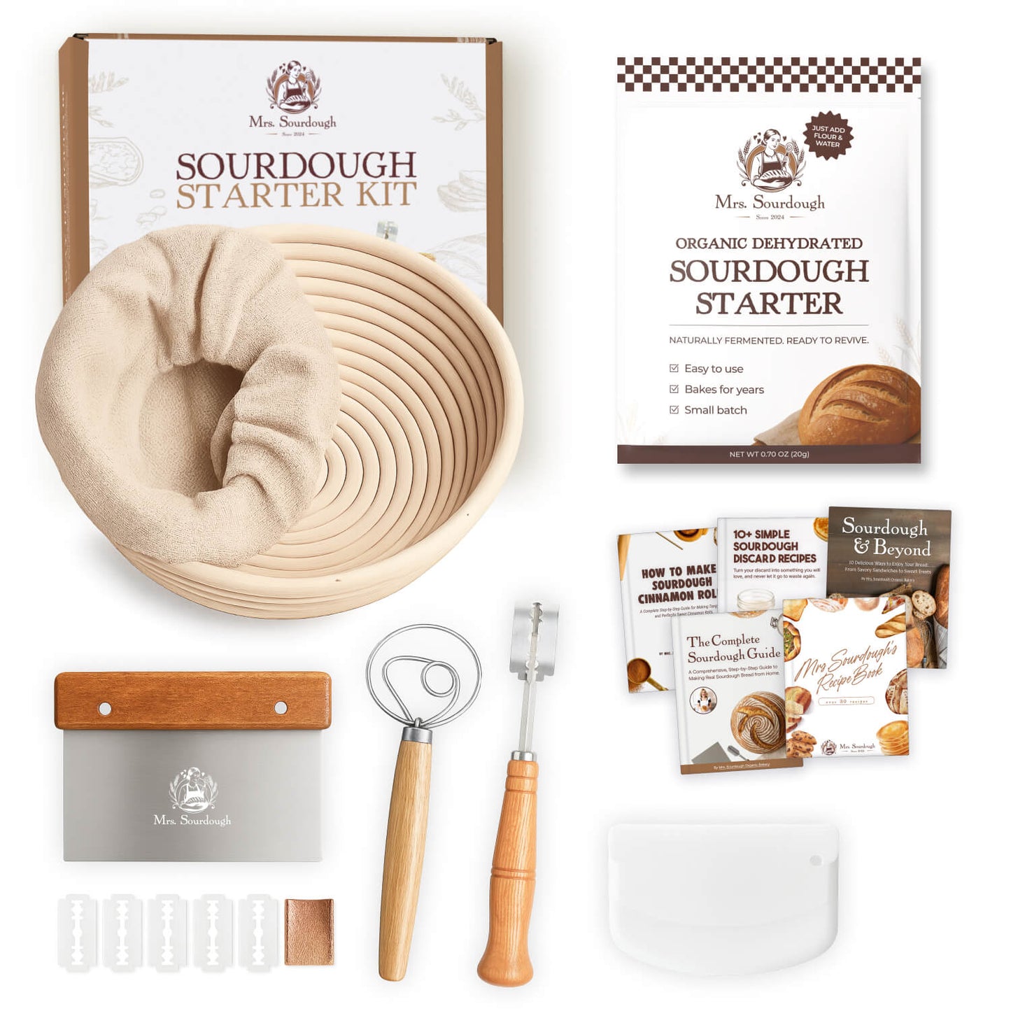 The Ultimate Sourdough Starter Kit + Dehydrated Starter - Mrs. Sourdough