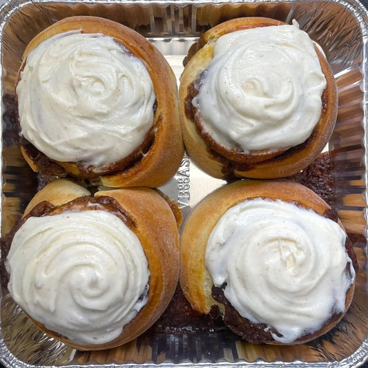 Preorder: Sourdough Cinnamon Rolls (4 Pack) - Mrs. Sourdough