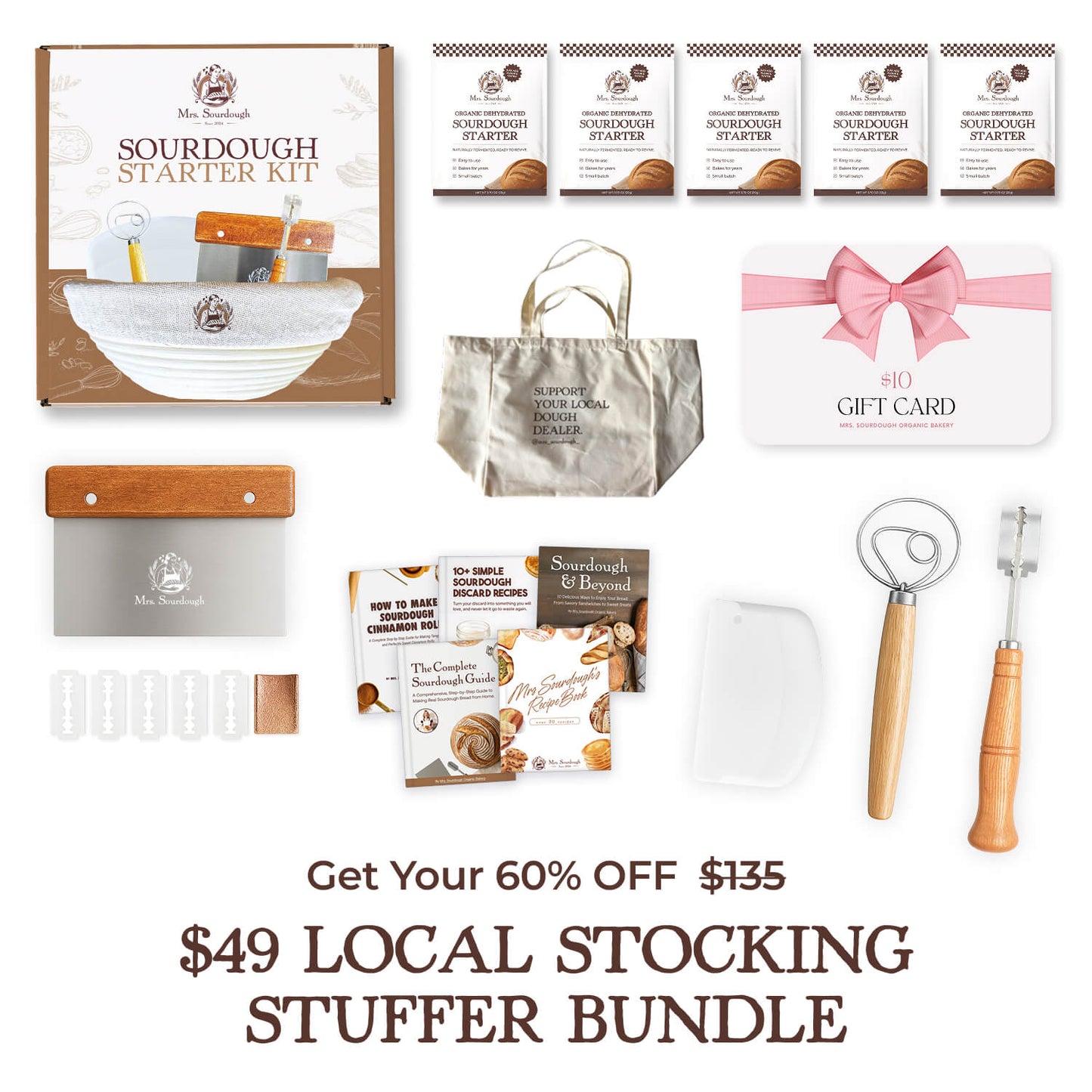 Local Stocking Stuffer Bundle - Mrs. Sourdough
