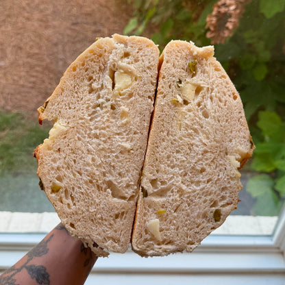 Jalapeño Cheddar Sourdough Bread - Mrs. Sourdough