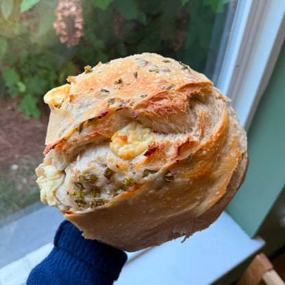 Jalapeño Cheddar Sourdough Bread - Mrs. Sourdough