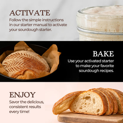 Organic Dehydrated Sourdough Starter - Mrs. Sourdough