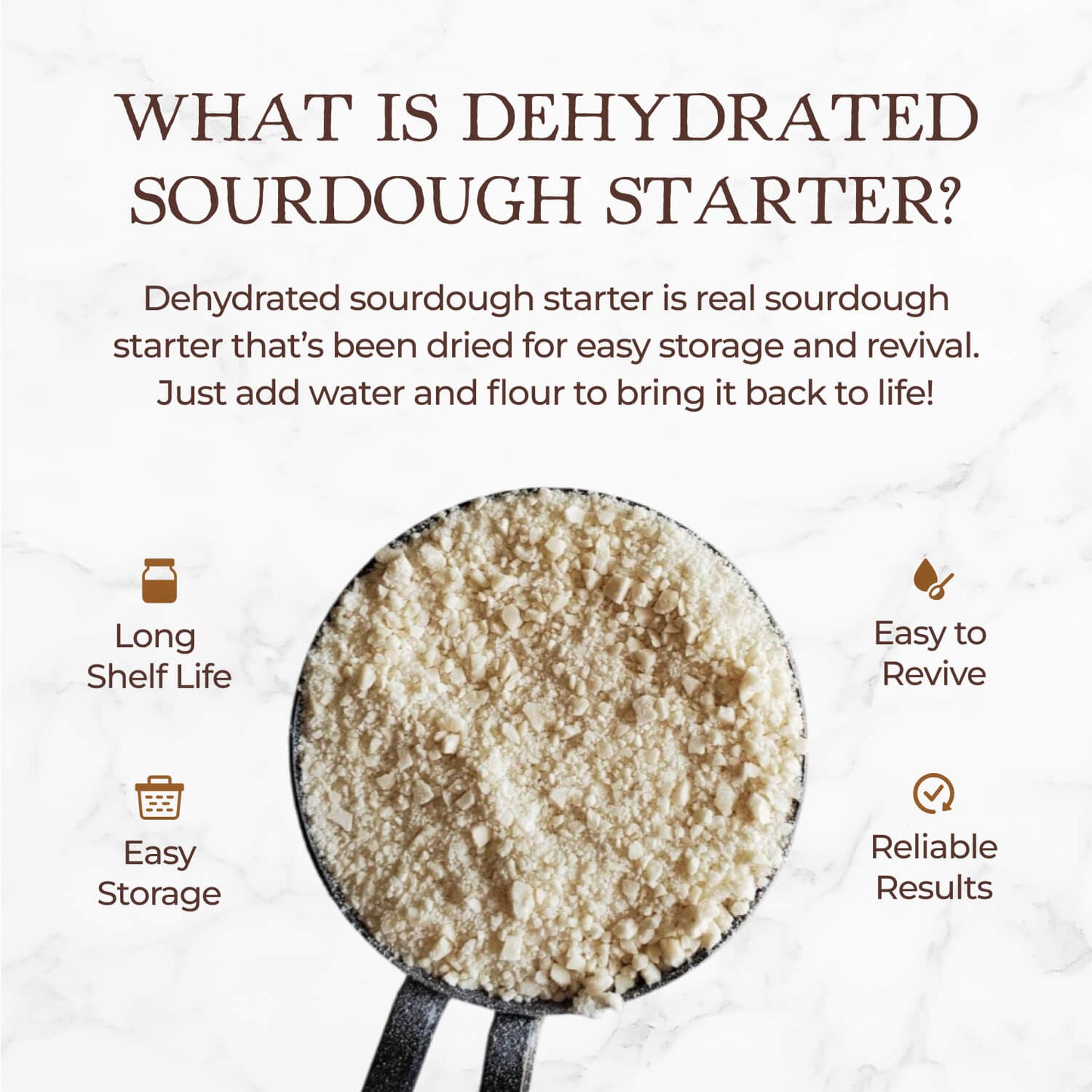 Organic Dehydrated Sourdough Starter - Mrs. Sourdough
